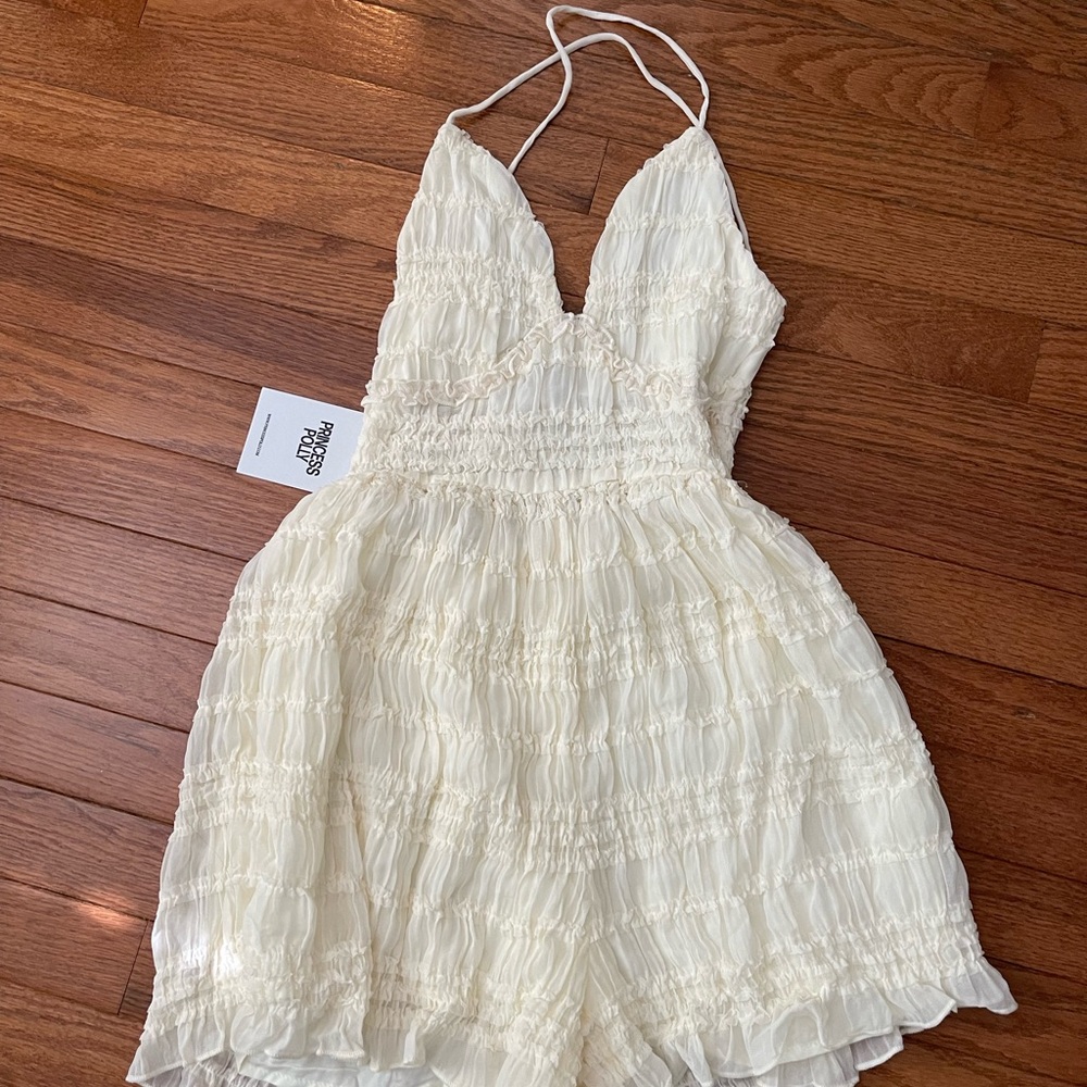 cream ROMPER